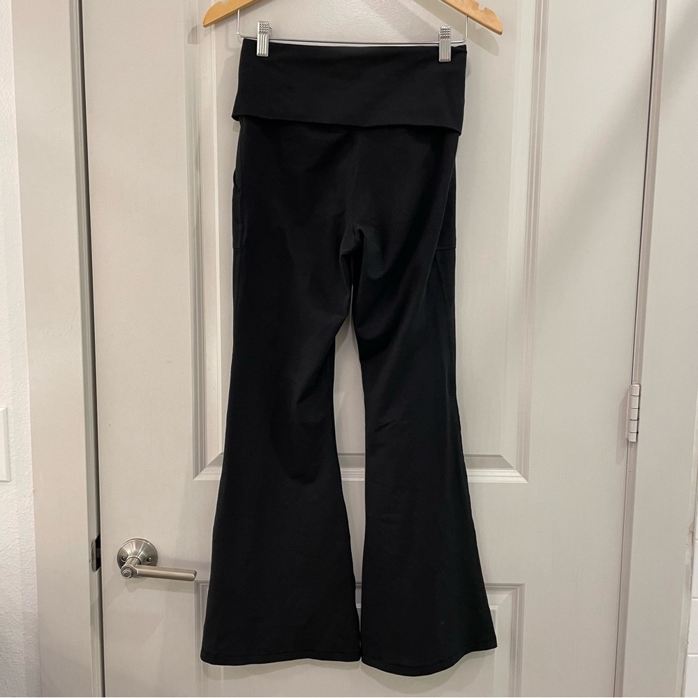 Aerie Black Flared Leggings - Picture 3 of 4
